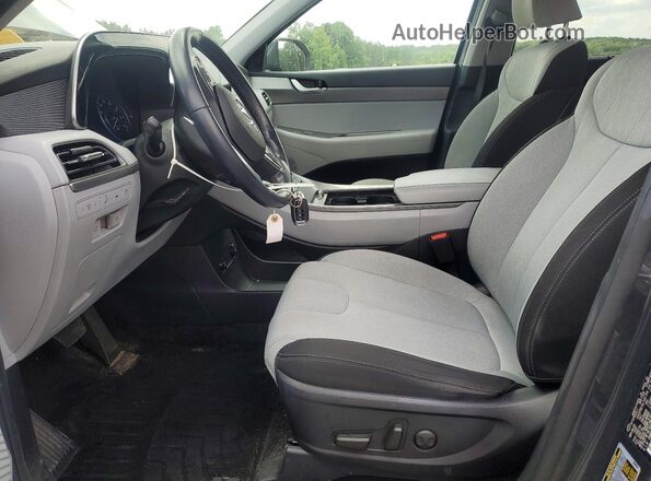 KM8R34HE6LU134445 2020 HYUNDAI PALISADE Угольный Вид салона спереди