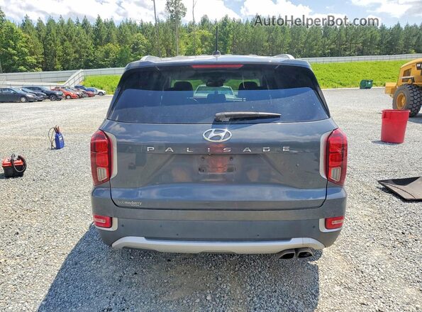 KM8R34HE6LU134445 2020 HYUNDAI PALISADE Угольный Вид сзади