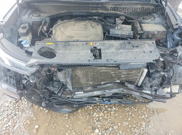 KM8R34HE7LU055804 2020 HYUNDAI PALISADE Gray Engine compartment view