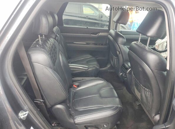 KM8R34HE7LU055804 2020 HYUNDAI PALISADE Gray Rear interior view