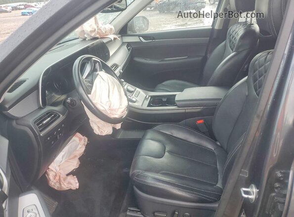 KM8R34HE7LU055804 2020 HYUNDAI PALISADE Gray Front interior view