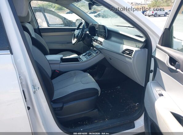 KM8R34HE7LU128251 2020 HYUNDAI PALISADE White Սալոնի դիմացի տեսք
