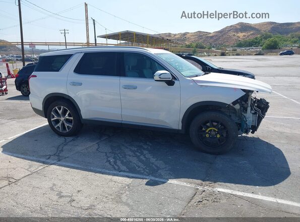 KM8R34HE7LU128251 2020 HYUNDAI PALISADE White Սալոնի 360 աստիճան տեսք