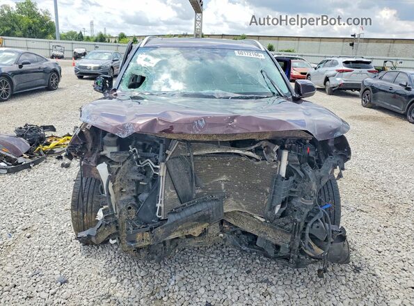 KM8R34HE7LU170662 2020 HYUNDAI PALISADE Maroon წინა ხედი