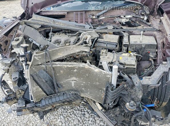 KM8R34HE7LU170662 2020 HYUNDAI PALISADE Maroon ძრავის განყოფილების ხედი