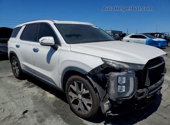 KM8R34HE8LU083661 2020 HYUNDAI PALISADE White წინა მარჯვენა
