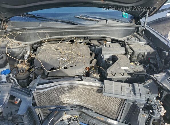 KM8R34HEXLU074976 2020 HYUNDAI PALISADE Black Widok wnętrza z tyłu
