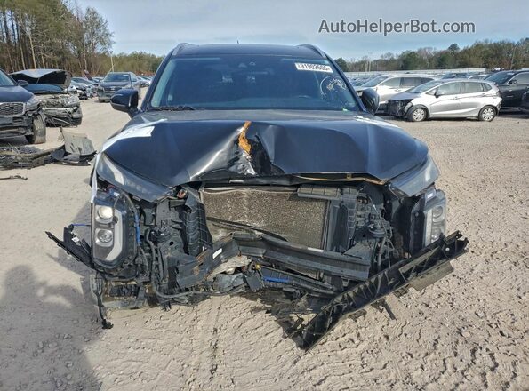 KM8R34HEXLU074976 2020 HYUNDAI PALISADE Black Widok z przodu