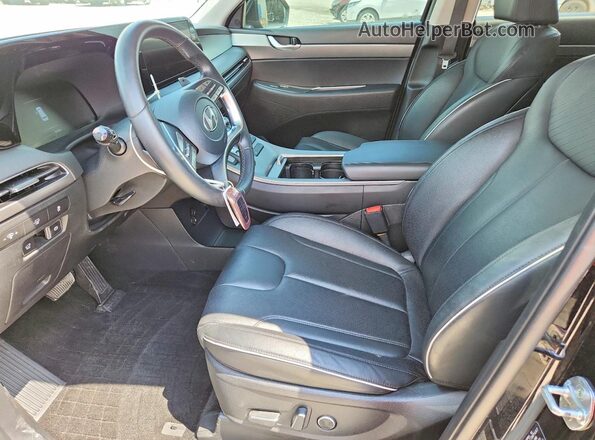 KM8R3DGE1PU489529 2023 HYUNDAI PALISADE Black Front interior view
