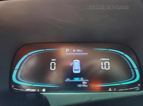 KM8R3DGE1PU489529 2023 HYUNDAI PALISADE Black Instrument cluster view