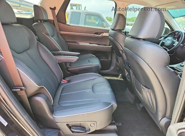 KM8R3DGE1PU489529 2023 HYUNDAI PALISADE Black Rear seats view