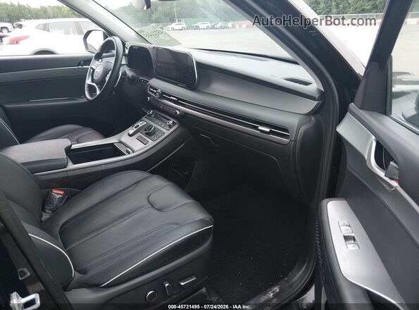KM8R3DGE2PU542500 2023 HYUNDAI PALISADE Черный Вид салона спереди