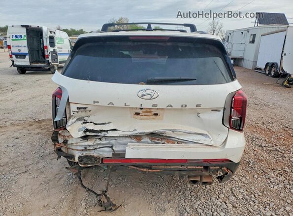 KM8R3DGE2PU630981 2023 HYUNDAI PALISADE White უკანა ხედი