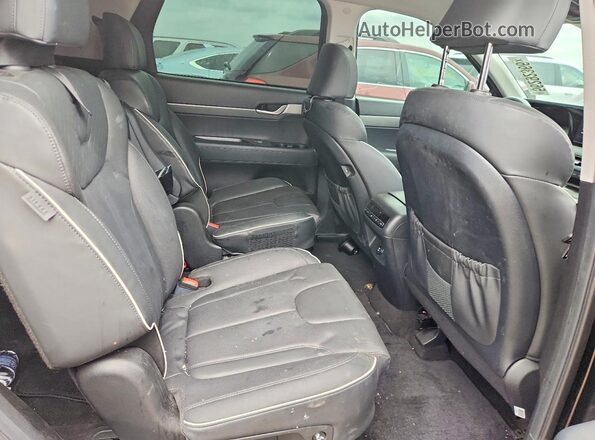 KM8R3DGE9PU489309 2023 HYUNDAI PALISADE Black უკანა სავარძლების ხედი