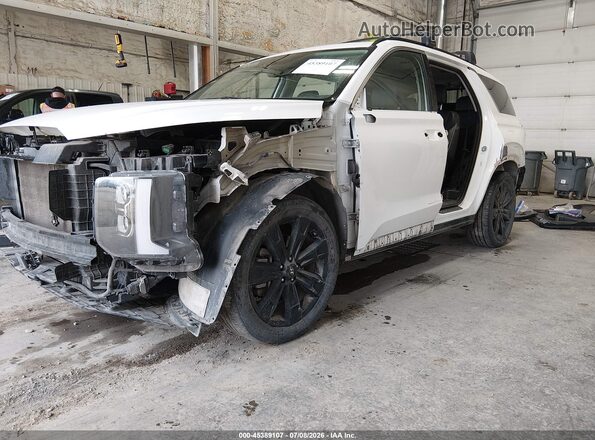 KM8R3DGE9PU550741 2023 HYUNDAI PALISADE White Vista tres cuartos delantera izquierda