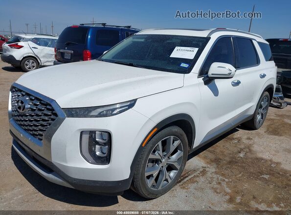 KM8R3DHE0LU073321 2020 HYUNDAI PALISADE Белый Передняя левая четверть