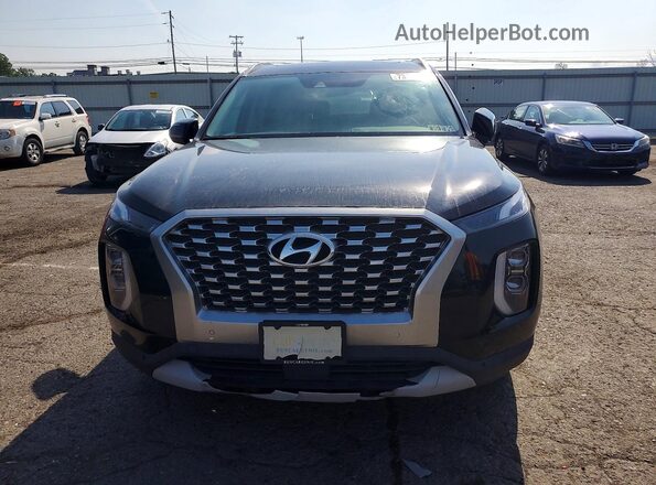 KM8R3DHE2NU349792 2022 HYUNDAI PALISADE Black Դիմացի տեսք