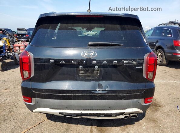 KM8R3DHE2NU349792 2022 HYUNDAI PALISADE Black Հետևի տեսք