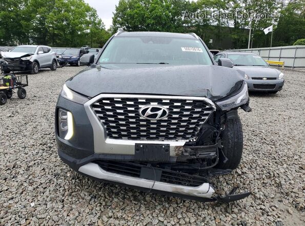 KM8R3DHE3MU325063 2021 HYUNDAI PALISADE Gray Դիմացի տեսք