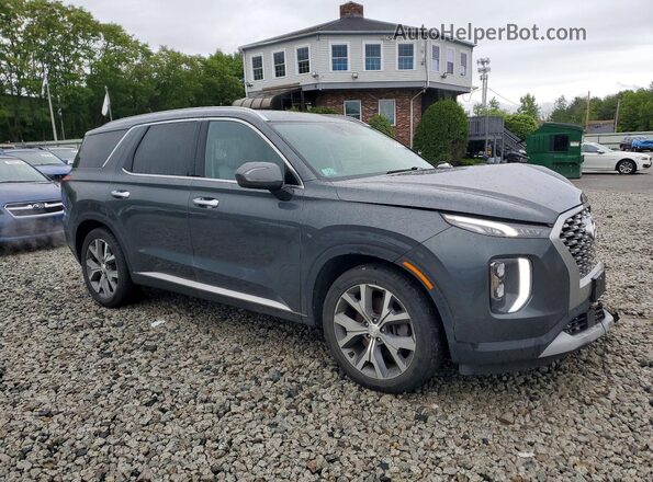 KM8R3DHE3MU325063 2021 HYUNDAI PALISADE Gray Առջևի աջ