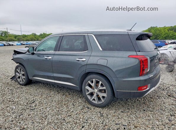 KM8R3DHE3MU325063 2021 HYUNDAI PALISADE Gray Հետևի ձախ
