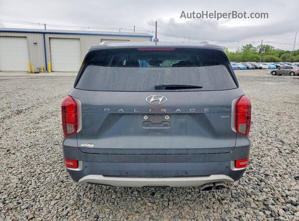 KM8R3DHE3MU325063 2021 HYUNDAI PALISADE Gray Հետևի տեսք