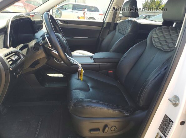 KM8R3DHE7LU096272 2020 HYUNDAI PALISADE White Вид салону спереду