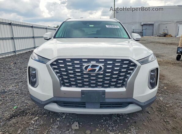 KM8R3DHE7NU385428 2022 HYUNDAI PALISADE White Դիմացի տեսք