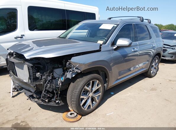 KM8R3DHE8MU176682 2021 HYUNDAI PALISADE Silver Front left