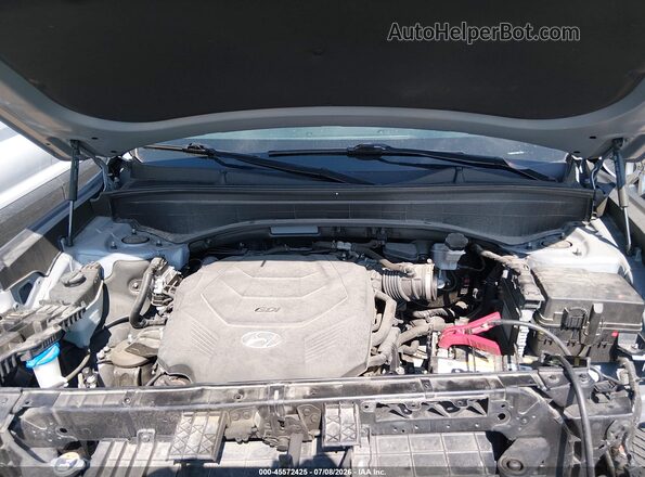 KM8R3DHE8MU176682 2021 HYUNDAI PALISADE Silver Rear view