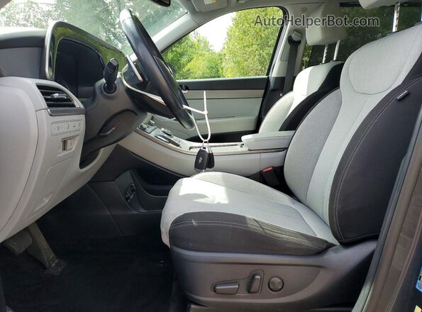 KM8R3DHE9LU046943 2020 HYUNDAI PALISADE Серый Вид салона спереди