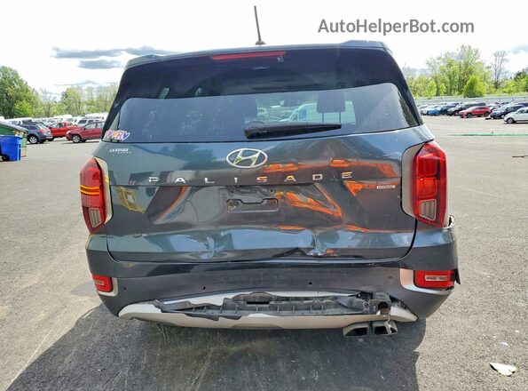 KM8R3DHE9LU046943 2020 HYUNDAI PALISADE Серый Вид сзади