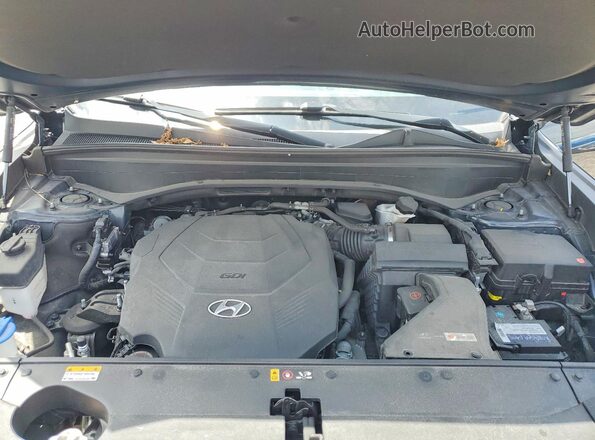 KM8R44GE0PU487946 2023 HYUNDAI PALISADE Black Շարժիչի բաժամունքի տեսք
