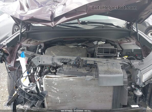 KM8R44GE1RU697054 2024 HYUNDAI PALISADE Maroon Widok z tyłu