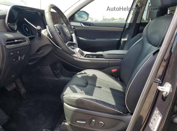 KM8R44GE3RU788200 2024 HYUNDAI PALISADE Черный Вид салона спереди
