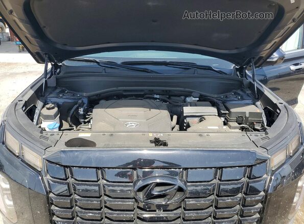 KM8R44GE3RU788200 2024 HYUNDAI PALISADE Черный Вид подкапотного пространства