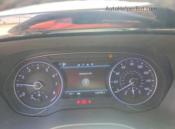 KM8R44HE0LU110171 2020 HYUNDAI PALISADE Blue Սարքավորումների վահանակի տեսք