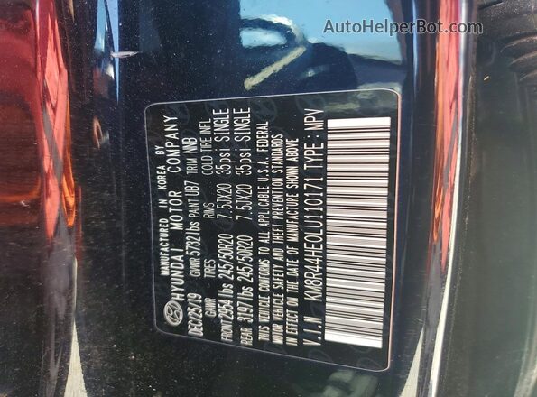 KM8R44HE0LU110171 2020 HYUNDAI PALISADE Blue Շարժիչի բաժամունքի տեսք
