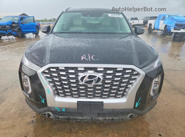 KM8R44HE1MU306332 2021 HYUNDAI PALISADE Black Widok z przodu