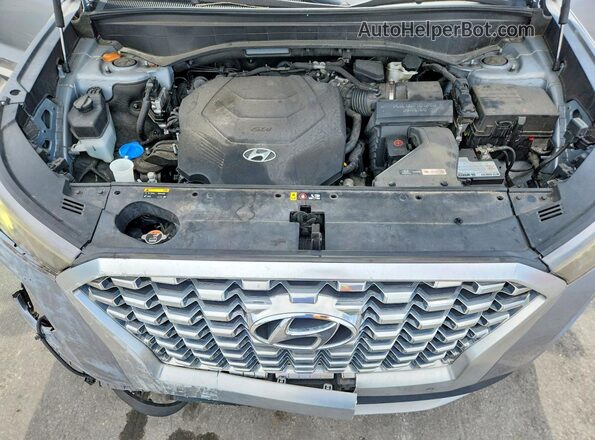 KM8R44HE2LU084432 2020 HYUNDAI PALISADE Gray Շարժիչի բաժամունքի տեսք