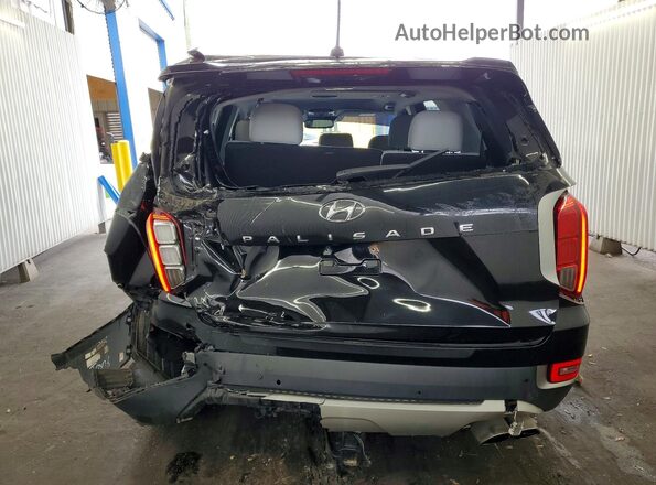 KM8R44HE3LU062164 2020 HYUNDAI PALISADE Black უკანა ხედი