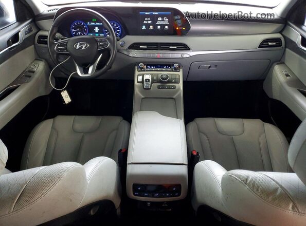 KM8R44HE3LU062164 2020 HYUNDAI PALISADE Black წინა პანელის ხედი