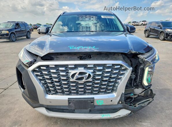 KM8R44HE3LU157601 2020 HYUNDAI PALISADE Gray Դիմացի տեսք