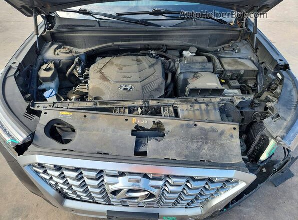 KM8R44HE3LU157601 2020 HYUNDAI PALISADE Gray Շարժիչի բաժամունքի տեսք