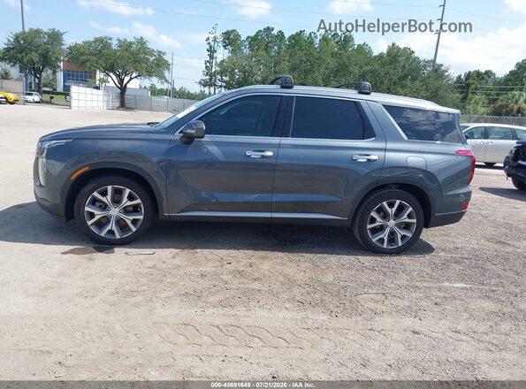 KM8R44HE3MU179230 2021 HYUNDAI PALISADE Gray სალონის 360-გრადუსიანი ხედი