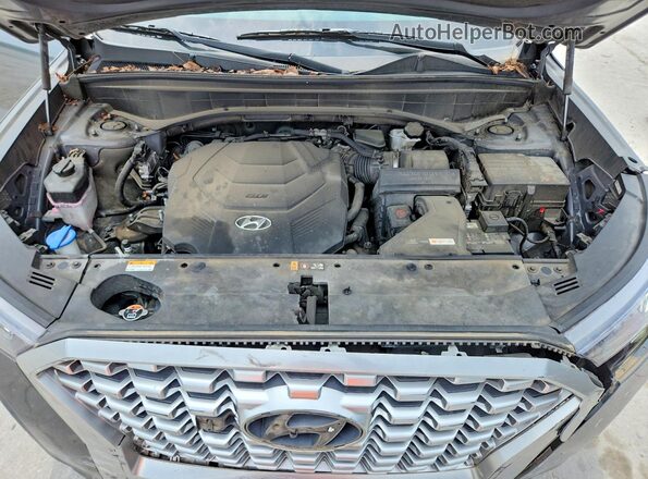 KM8R44HE3MU298220 2021 HYUNDAI PALISADE Charcoal Вид підкапотного простору