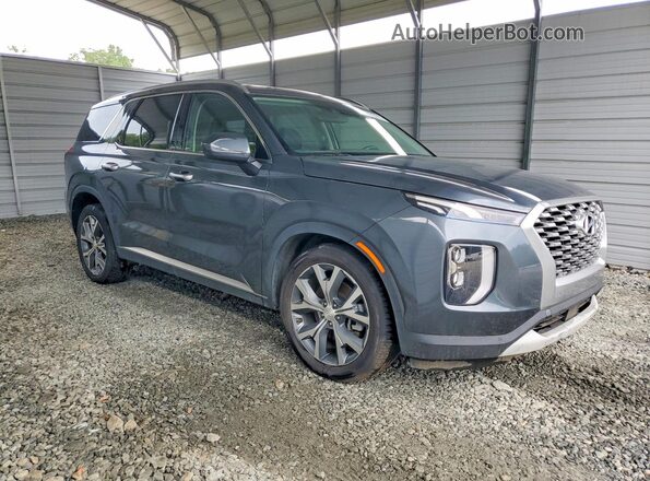 KM8R44HE4MU227477 2021 HYUNDAI PALISADE Gray Delantero derecho