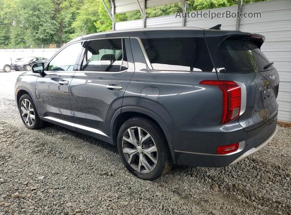 KM8R44HE4MU227477 2021 HYUNDAI PALISADE Gray Trasero izquierdo