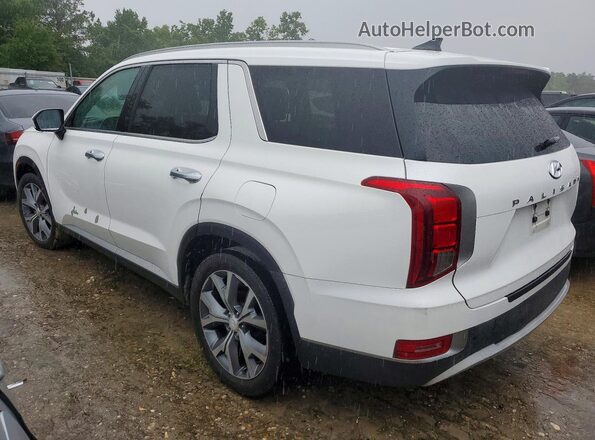 KM8R44HE4MU312674 2021 HYUNDAI PALISADE Белый Задняя левая четверть
