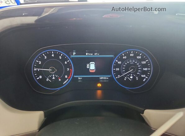 KM8R44HE4MU312674 2021 HYUNDAI PALISADE Белый Вид щитка приборов